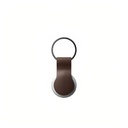 Nomad Leather Loop AirTag Keyring (Rustic Brown/Horween)