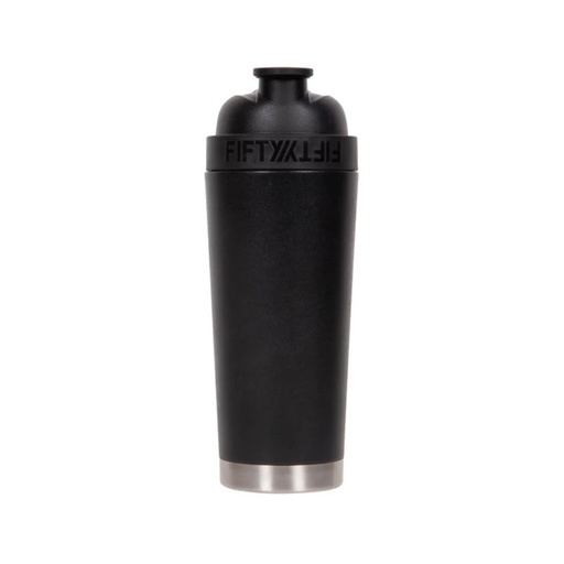 [H25000002] Fifty Fifty Vacuum Insulated Shaker Bottle 750ML (Matte Black)