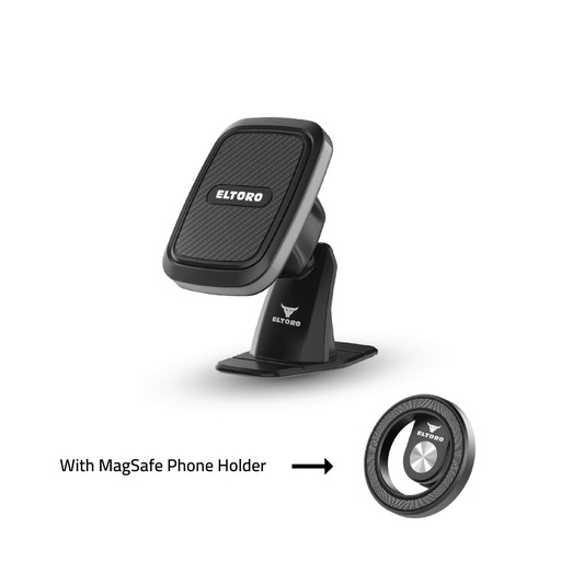 [ELCMD02] Eltoro Magnetic Dashboard Mount + MagSafe Phone Holder - Black