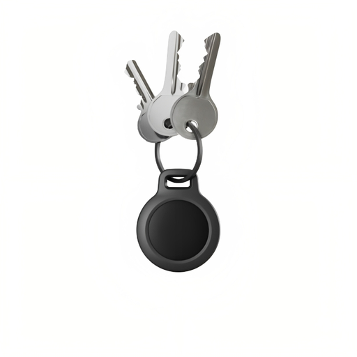 [NM01031185] Nomad Airtag Rugged Keychain (Black)