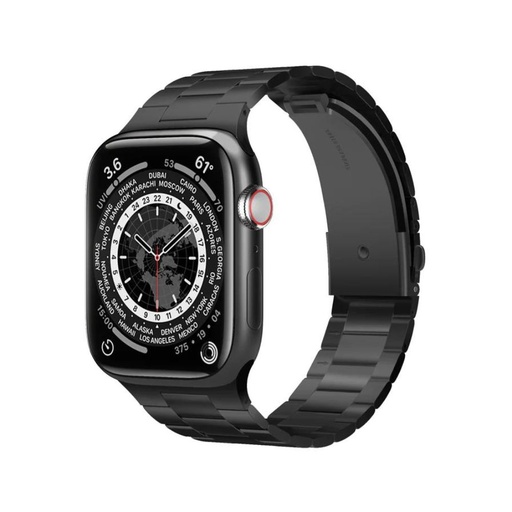 [EAW-MTBAND45-BK] Elago Metal Band Apple Watch 42/44/45mm (Black)
