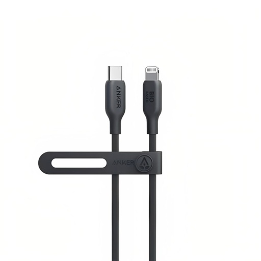 [A80B1H11] Anker 542 USB-C to Lightning Cable (Bio-Based) (0.9m/3ft) (Black)
