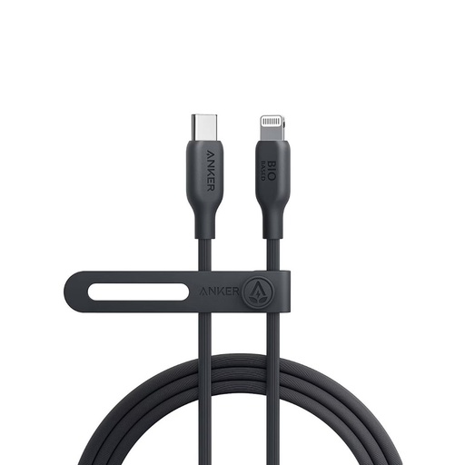 [A80B2H11] Anker 542 USB-C to Lightning Cable (Bio-Based) (1.8m/6ft) (Black)