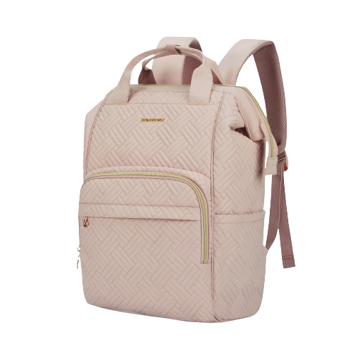 [BM0301012AN012] Bagsmart 15.6&quot; Zoraesque Laptop Stylish Backpack for Women (Pink)