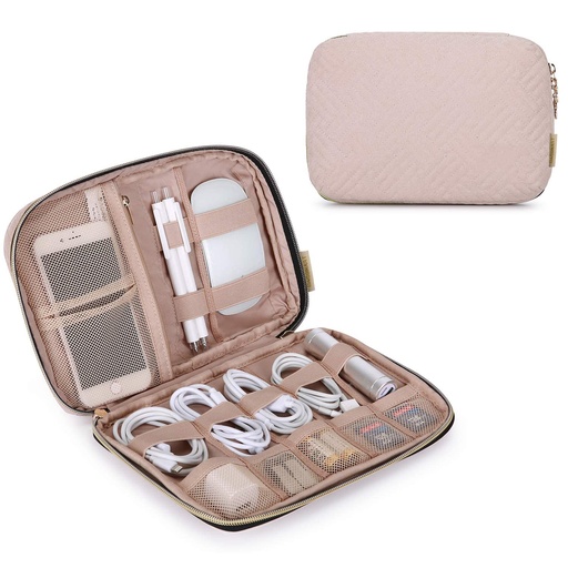 [BM0101003AN012] Bagsmart Athena Electronic Organizer (Pink)