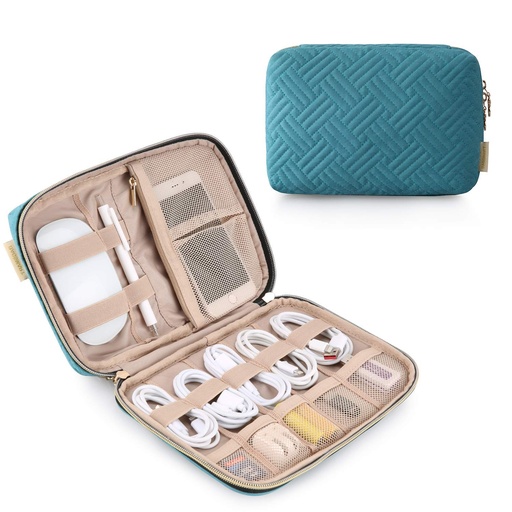 [BM0101003AN070] Bagsmart Athena Electronic Organizer (Teal)