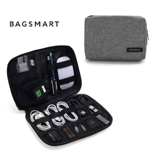 [BM0101082AN008] Bagsmart Pomona Electronics Organizer (Heather Gray)