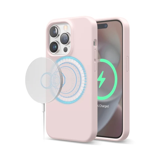 [ES14MSSC67PRO-LPK] Elago Silicone Magsafe Case iPhone 14 Pro Max (Lovely Pink)