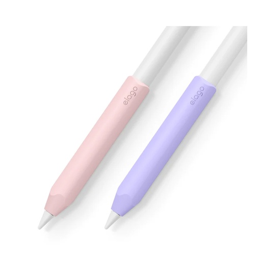 [EAPEN2-GRIP-LPKLV] Elago Silicone Grip Holder Apple Pencil (Lovely Pink/Lavender)