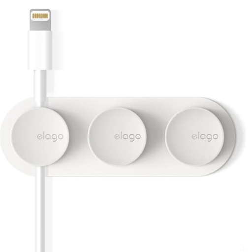 [ECABLE-MANAGE-WH] Elago Magnetic Cable Management (White)