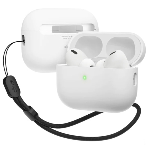 [EAPP2RH-BA+ROSTR-WH] Elago Liquid Hybrid Hang Case Airpods Pro 2 (White)