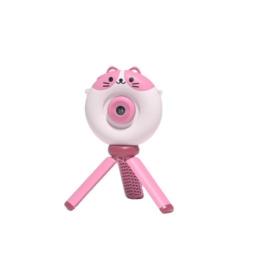 [S8-P] MyCam Kids Camera with Tripod 12MP HD 1920*1080P (Pink)