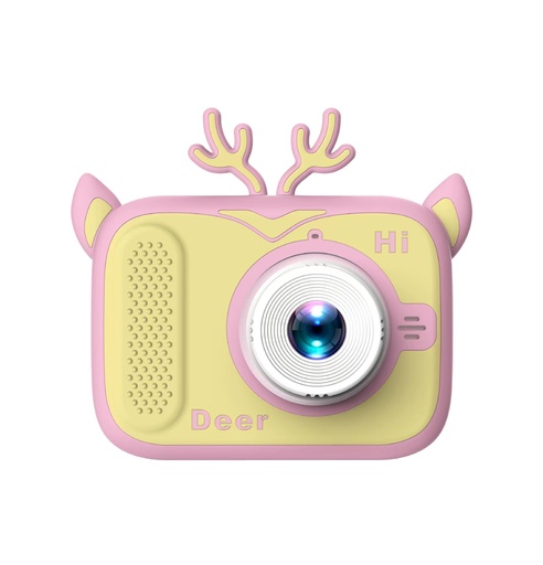 [x901-PD] MyCam Kids Camera 12MP HD 1920*1080P (Pink Deer)
