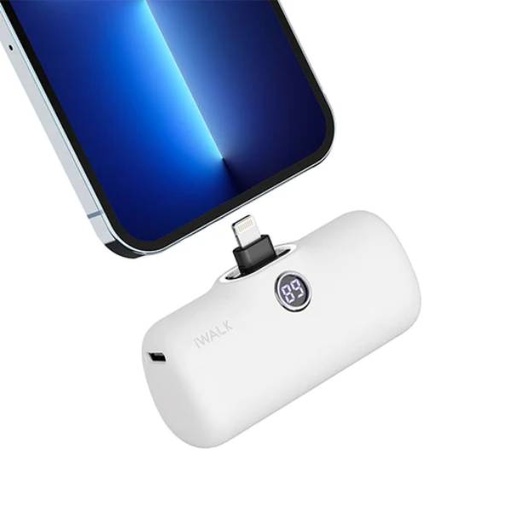 [DBL5000PL-002A] iWalk Linkme Pro Fast Charge Pocket Battery for iPhone 4800 mAh (White)
