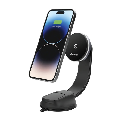 [CM25BE] Momax Q.Mag Mount 5 15W magnetic wireless charging car mount