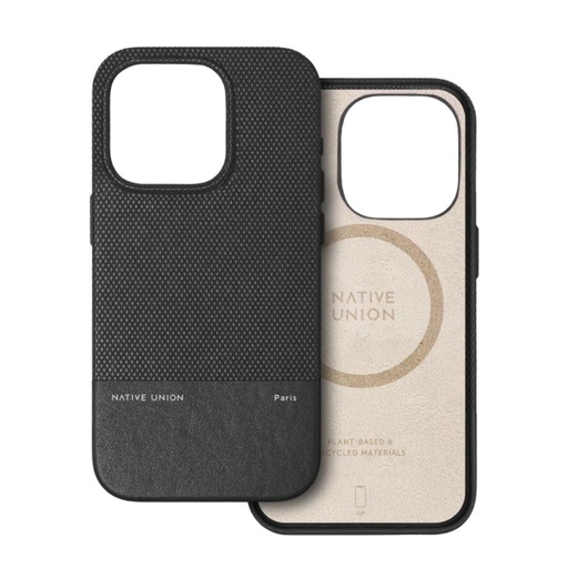 [RECLA-BLK-NP23PM] Native Union Classic MagSafe Case for iPhone 15 Pro Max (Black)