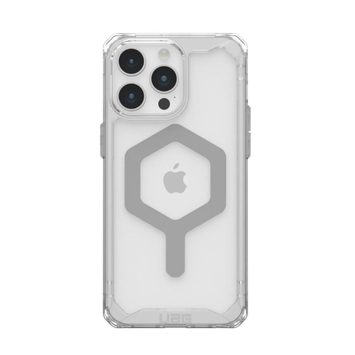 [114305114333] UAG Plyo MagSafe Case for iPhone 15 Pro Max (Ice/Silver)
