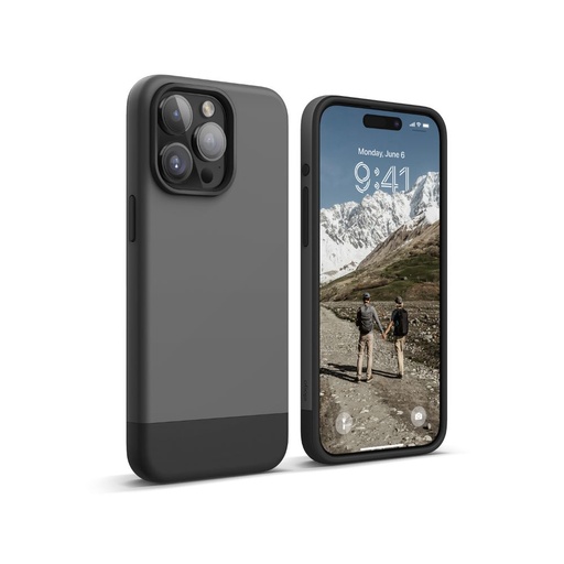 [ES15MSGL61PRO-DGYBK] Elago Glide Case iPhone 15 Pro (Dark Grey/Black)