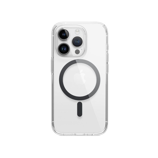 [ES15MSHB61PRO-TRBK] Elago Hybrid Magsafe Case iPhone 15 Pro (Clear/Black)