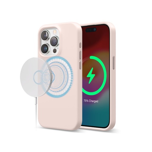 [ES15MSSC61PRO-LPK] Elago Silicone Magsafe Case iPhone 15 Pro (Lovely Pink)