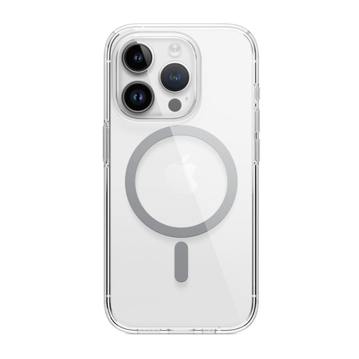 [ES15MSHB67PRO-TRMGY] Elago Hybrid Magsafe Case iPhone 15 Pro Max (Clear/Grey)