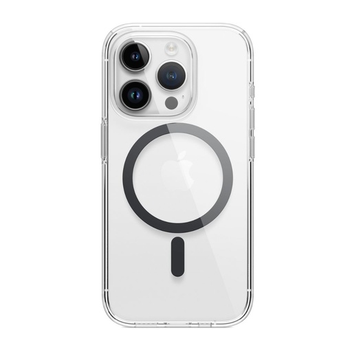 [ES15MSHB67PRO-TRBK] Elago Hybrid Magsafe Case iPhone 15 Pro Max (Clear/Black)