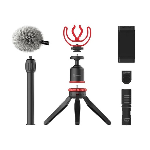 [VG330 ] Boya Smartphone Vlogger Kit with mic and accessories 
