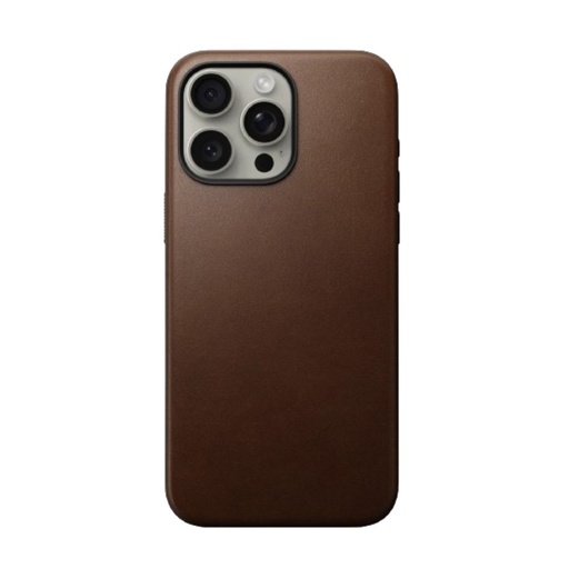 [NM01619185] Nomad Modern Leather Case iPhone 15 Pro Max (Brown)