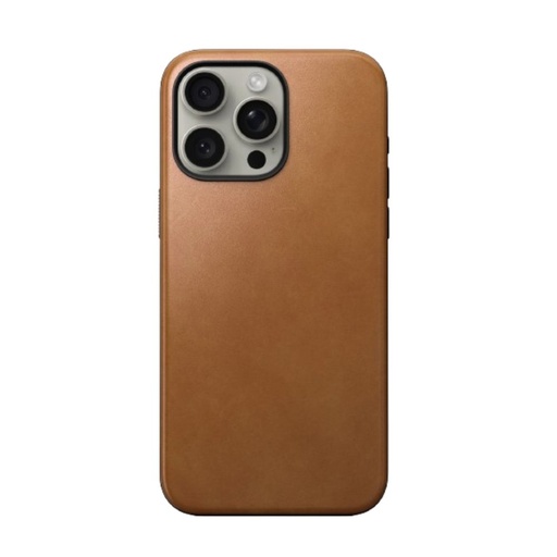 [NM01620785] Nomad Modern Leather Case iPhone 15 Pro Max (English Tan)