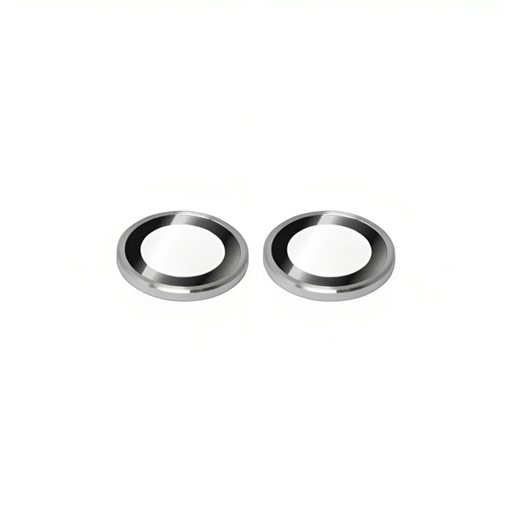 [IP23-BDG-ABC02] Torrii BodyGlass Camera Lens Protector (Individual Ring) for iPhone 15/15 Plus (Silver)