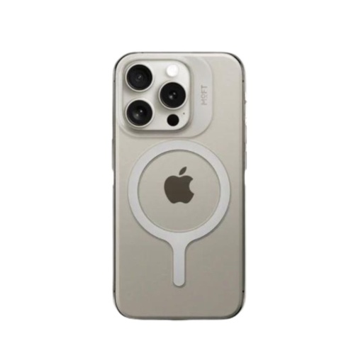 [MD011-1-i15pro-CR] Moft Snap Magsafe Case for iPhone 15 Pro (Clear)