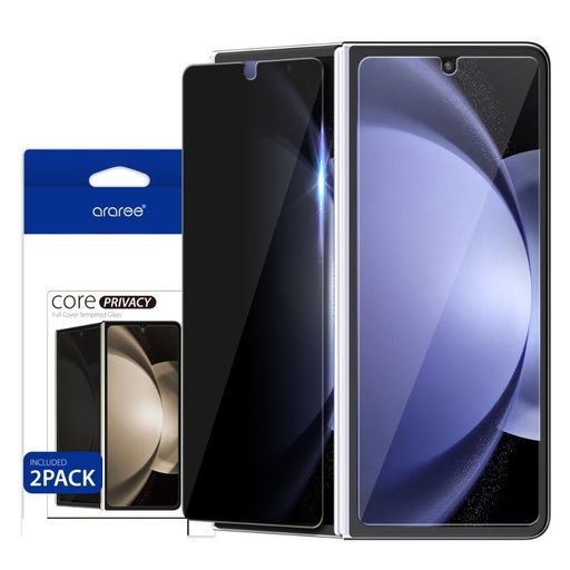 [GZF5-SCOR-PRVCY] Araree Core Full Cover Tempered Glass for Samsung Galaxy Z Fold5 (Privacy)