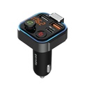 Porodo Smart Car Charger FM Transmitter With 24W PD Port and QC3.0