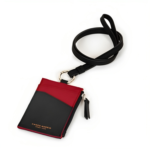 [SUB010005003] Campo Marzio Kenton Badge Holder (Cherry Red)