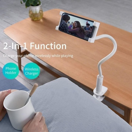[T584-F] Choetech 2-in-1 Flexible Phone Mount &amp; Fast Wireless Charger