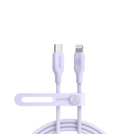 [A80B2HV1]  Anker 542 USB-C to Lightning Cable (Bio-Based) (1.8m/6ft) (Violet)
