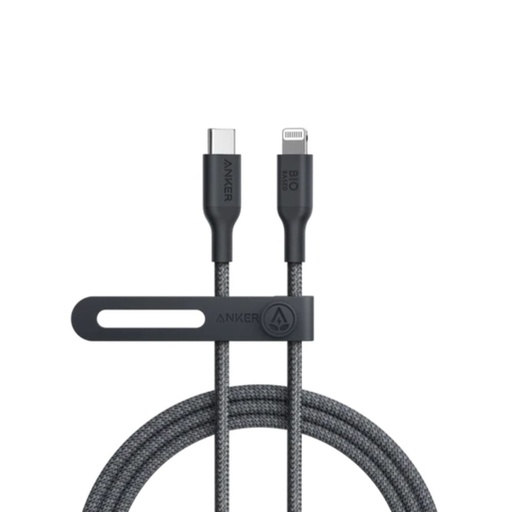 [A80B6H11]  Anker 542 USB-C to Lightning Cable (Bio-Nylon) (1.8m/6ft) (Black)