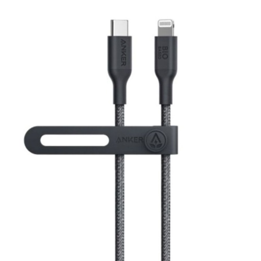 [A80B5H11]  Anker 542 USB-C to Lightning Cable (Bio-Nylon) (0.9m/3ft) (Black)