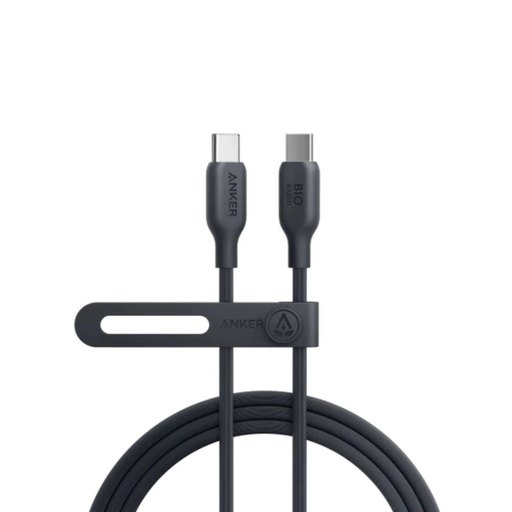[A80F5H11]  Anker 544 USB-C to USB-C Cable 140W (Bio-Nylon) (0.9m/3ft) (Black)
