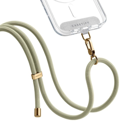 [CTF-22670564-16004318] Casetify Rope Cross Body Phone Strap (Khaki)