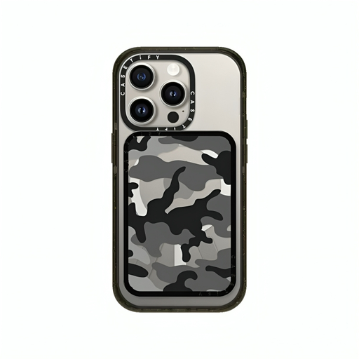[CTF-30352645-16005956] Casetify Magsafe Snappy Cardholder Stand (Camo Over Black)
