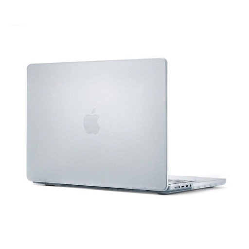 [P070-125-Y] Pipetto Hardshell Dots Case for MacBook Air 13.6&quot; (M2, 2022 / M3, 2024) - Frosted Clear