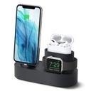Elago Mini 3 in 1 Apple Charging Hub (Black)