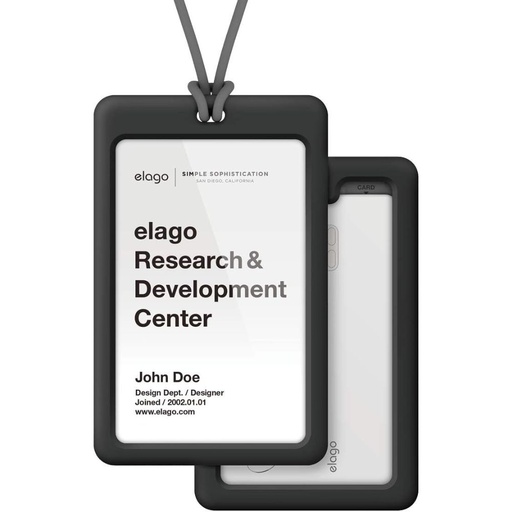 [EID4-BKDG] Elago iD4 ID Card Holder (Black/Dark Grey)