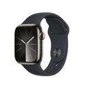 Apple Watch Series 9 GPS 41mm Midnight Aluminium Case with Midnight Sport Band - MIL