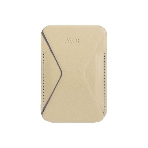 [MS007MS-4-PEWH] MOFT Snap-On MagSafe Stand &amp; Wallet (Beach White)