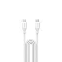 Momax 1-Link USB-C To USB-C (1.2m / Support 60W) Silicon (White)