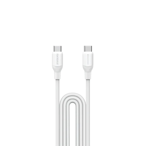 [DC23W] Momax 1-Link USB-C To USB-C (1.2m / Support 60W) Silicon (White)