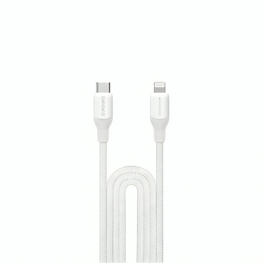[DL55W] Momax 1-Link USB-C To Lightning (2.0m / Support 35W) Braided (White)