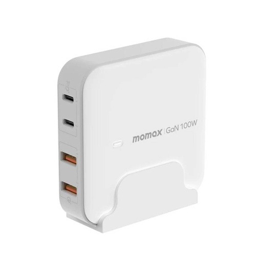 [UM33UKW] Momax ONEPLUG 100W 4-Port GaN Desktop Charger (White)